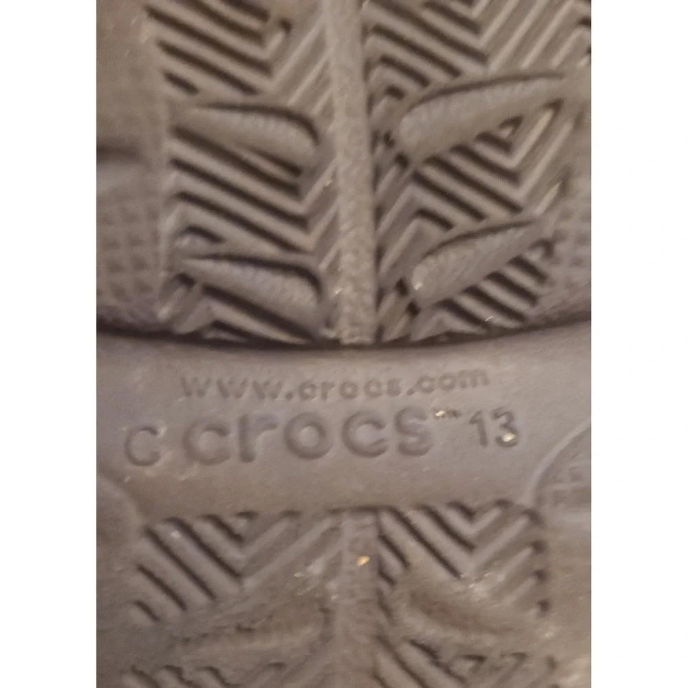 Crocs Swiftwater Clogs‎ Youth Size 13 Navy Red